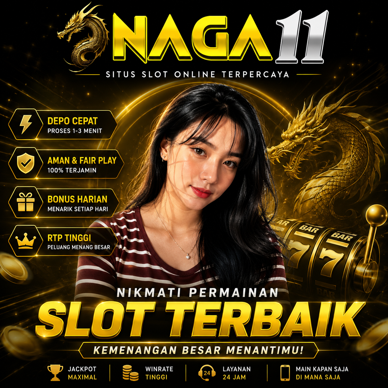 NAGA11 Front Black 
